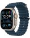 Удължител за каишка Apple - Ocean, Apple Watch, 49 mm, синя - 2t